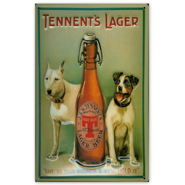 Tennent&#039;s Lager -Dogs-(20x30cm)