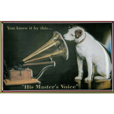 His Master&#039;s Voice You know -(20 x 30cm)