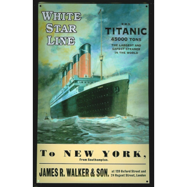 James R. Walker &amp; Son Titanic-(20x30cm)
