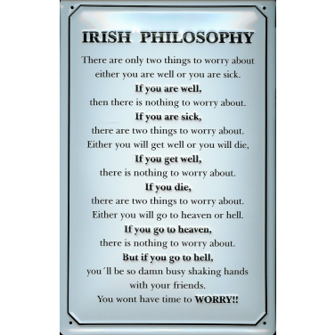 Irish Philosophy…-(20 x 30cm)