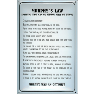 Murphy&#039;s Law… -(20 x 30cm)