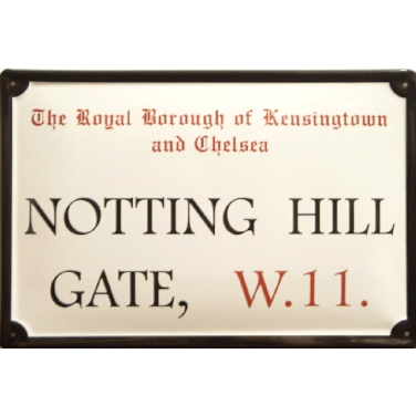Notting Hill Gate W.11 -(20 x 30cm)