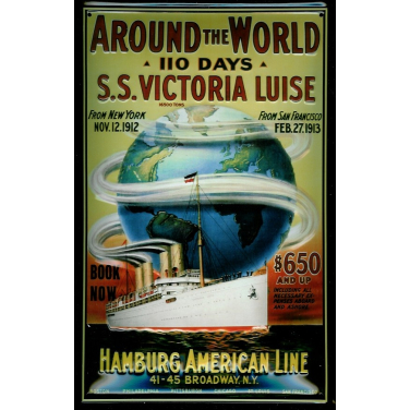 Around the World -(20 x 30cm)