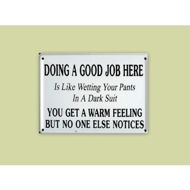 Doing a good job here-(11 x 8cm)