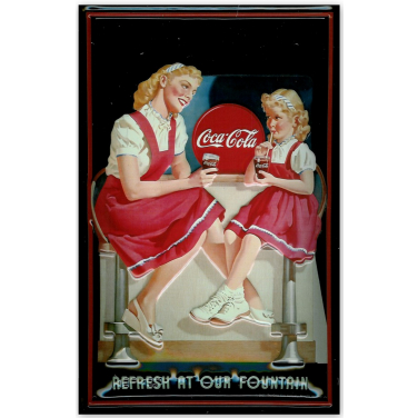 Coca-Cola  our fountain" -(20x30cm)