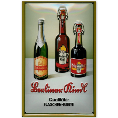 Berliner Kindl Flaschen-Biere -(20x30cm)