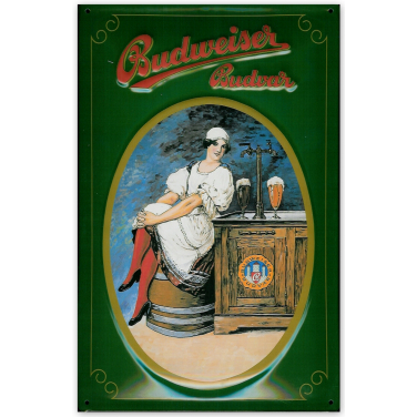 Budweiser Budvar -grün-(20x30cm)