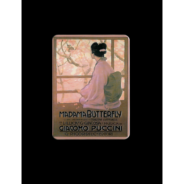 Madama Butterfly  -(6x8cm)Magnet