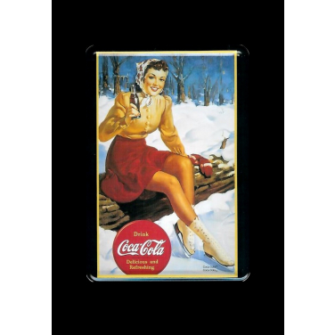 Coca-Cola ice skates-(10x15cm)