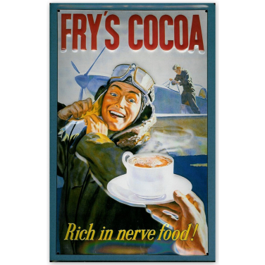 Fry's Cocoa Rich in nerve food!-(20x30cm)