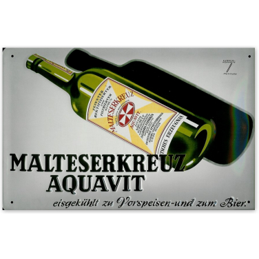 Maltesrkreuz Aquavit -(20x30cm)