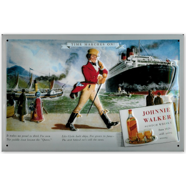 Johnnie Walker-Time marches-(20x30cm)