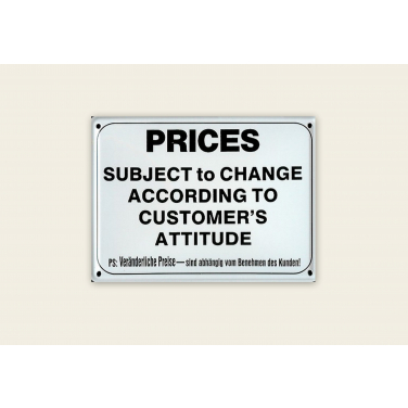 Prices subject to change -(11 x 8cm)