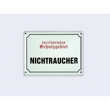 Nichtraucher -(11 x 8cm)