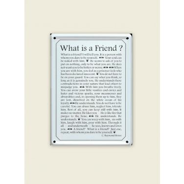 What is a Friend?...-(8 x 11cm)