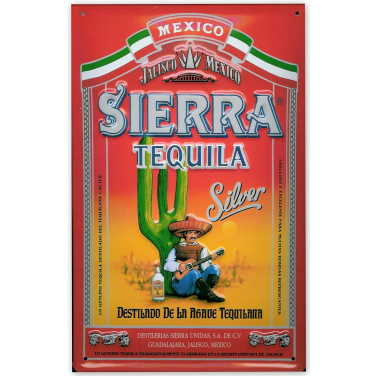 Sierra Tequila - Silver -(20x30cm)