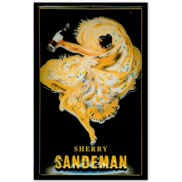 Sandeman- Lady in yellow dress-(20x30cm)