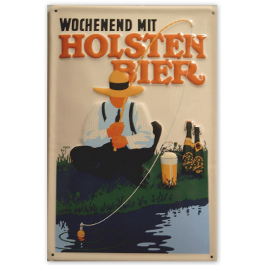 Wochenend  Holsten Bier -(20x30cm)