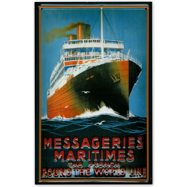 Messageries Maritimes-(20x30cm)