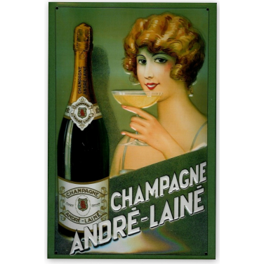 Andre-Laine  Champagne -(20x30cm)