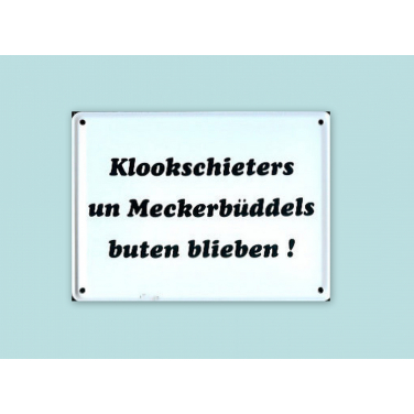 Kloookschieters -(11 x 8cm)