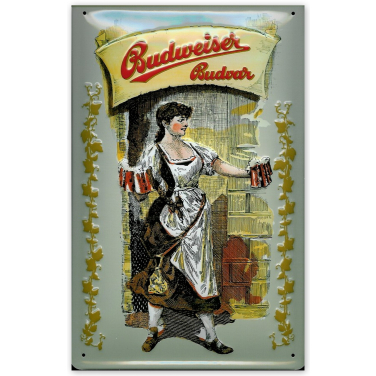 Budweiser Budvar -beige-(20x30cm)