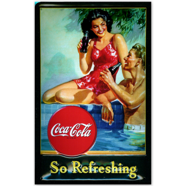 Coca-Cola "So Refreshing"-(20x30cm)