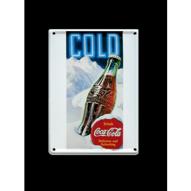 Coca-Cola Bottle in the snow-(8x11cm)