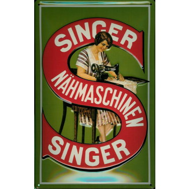 Singer Nähmaschinen-(20x30cm)