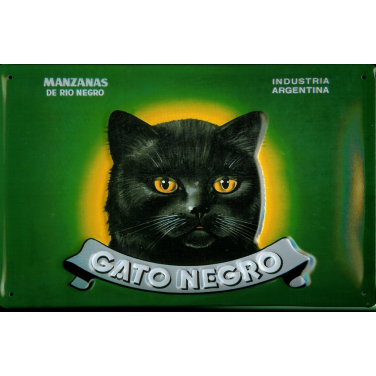 Gato Negro -(30 x 20cm)