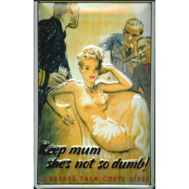 Keep mum she's not -(20 x 30cm)
