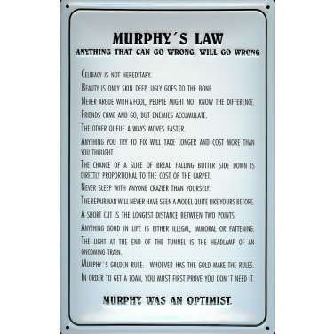 Murphy's Law… -(20 x 30cm)