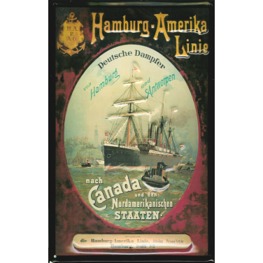 Hamburg-Amerika Linie -(20 x 30cm)