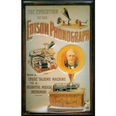 Edison evolution Phonograph-(20 x 30cm)