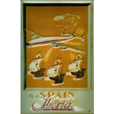 Fly to Spain -(20 x 30cm)