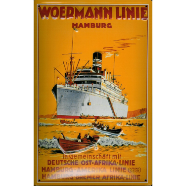 Woermann Linie Hamburg-(20 x 30cm)