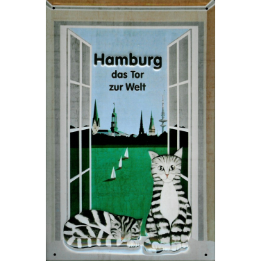 Hamburg Das Tor zur Welt-(20 x 30cm)