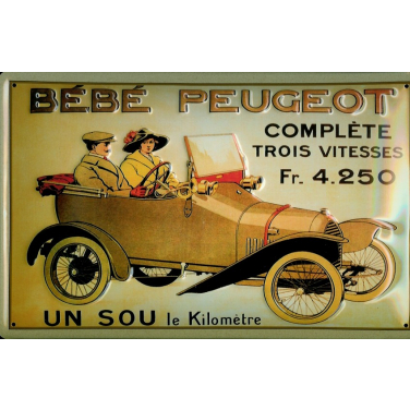 BEBE Peugeot -(30 x 20cm)