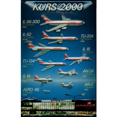 Interflug Kurs' 2000-(20 x 30cm)