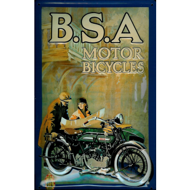 B.S.A Motor Bicycles -(30 x 20cm)