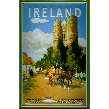 Irish International Airlines-(20x 30cm)