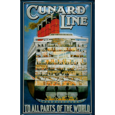 Cunard Line -of the world -(20 x 30cm)