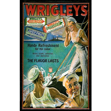 Wrigley's Chewing gum Sailor -(20 x 30cm)