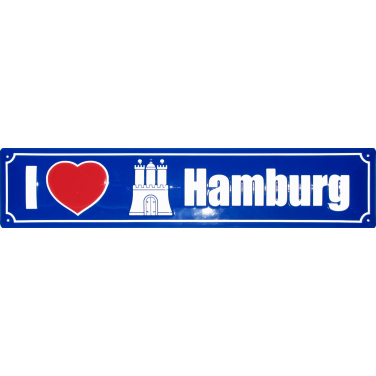 I love Hamburg-(10 x 44cm)