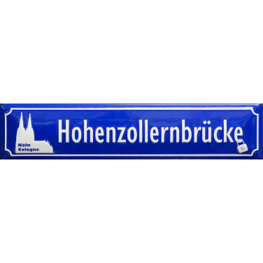 Hohenzollernbrücke -(10 x 44cm)
