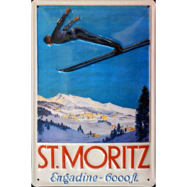 St Moritz Engadine-(20 x 30cm)