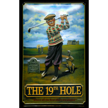 The 19th Hole -(20 x 30cm)