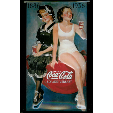 Coca-Cola Bathing Beauty "Drink Coca-Cola 50th Anniversary"