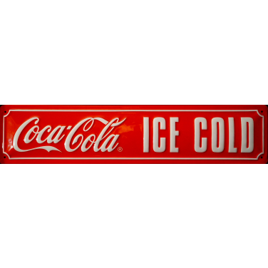 Coca - Cola -Ice cold-(10 x 44cm)