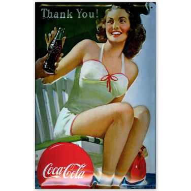 Coca-Cola  Thank you-(20x30cm)